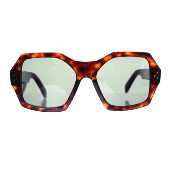 Acetate Octagon Polarized Sunglasses CL401311 Blonde Havana - Picture 3 of 7